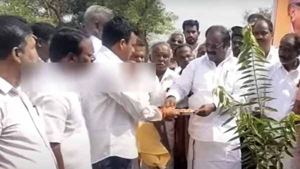 DMK MLA Udayasuriyan didnt wants to buy petition from woman and angry DMK MLA Udayasuriyan didnt wants to buy petition from woman and angry