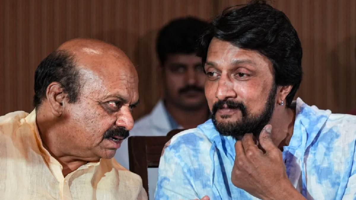Karnataka Election: Complaint to ECI and seeking ban on actor Kiccha Sudeeps films and programs after supports BJP Karnataka Election: Complaint to ECI and seeking ban on actor Kiccha Sudeeps films and programs after supports BJP