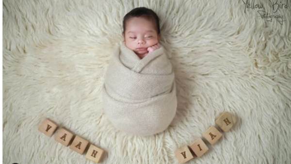 Pandavar Andavar Illam serial actress Anu names her son in Tamil for her baby Pandavar Andavar Illam serial actress Anu names her son in Tamil for her baby