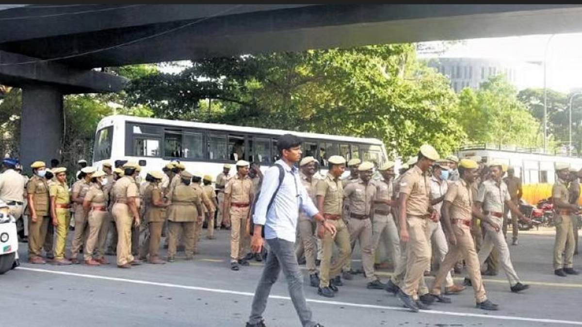 Ahead of PM Narendra Modi Visit Security beeffed up in chennai with 22,000 police personnel 