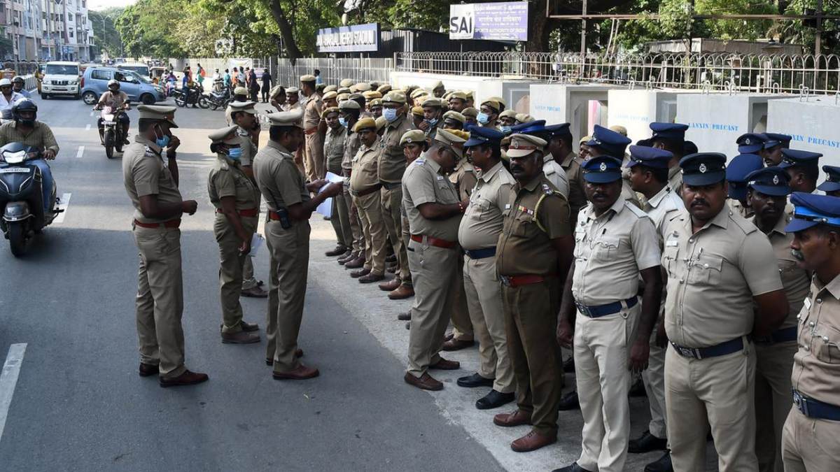 Ahead of PM Narendra Modi Visit Security beeffed up in chennai with 22,000 police personnel 