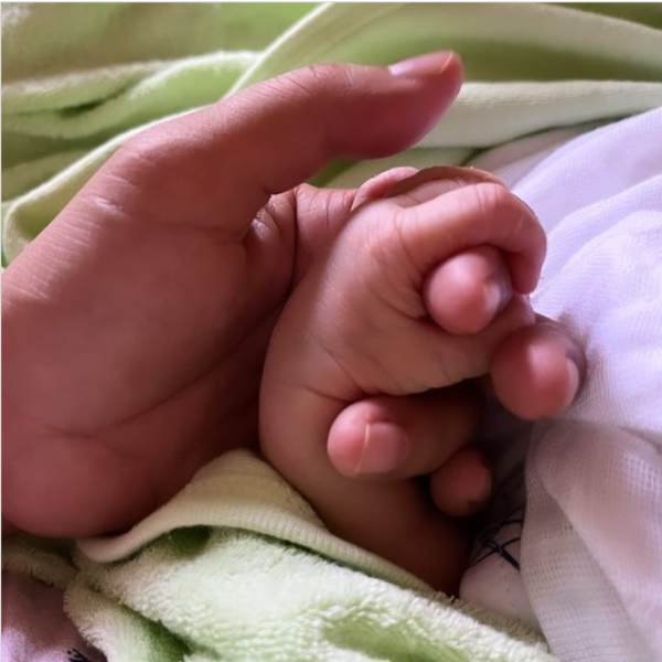 Actress Divya Sridhar has given birth to a baby girl, her husband Arnaav posted