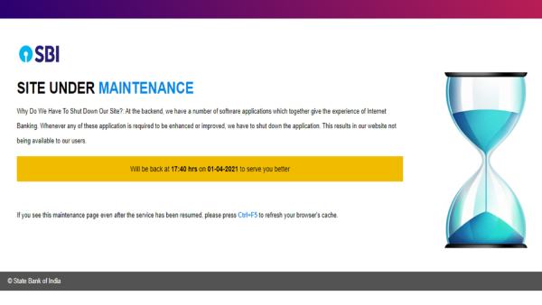 Server down SBI customers complained about not being able to use multiple online services 