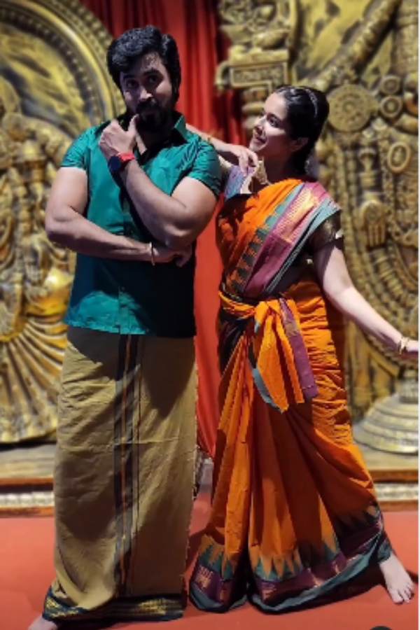 Ethirneechal serial Nandini and Kathir have released a video of dancing