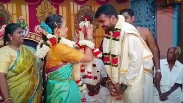Pollachi Youth fell in love with Mexican girl their marriage held at Anaimalai 