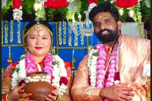 Man from Cuddalore fell in love with a Chinese Women though Social Media and got married 
