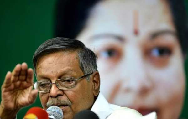 OPS team Working Committee assembled in Trichy headed by Panruti Ramachandran 