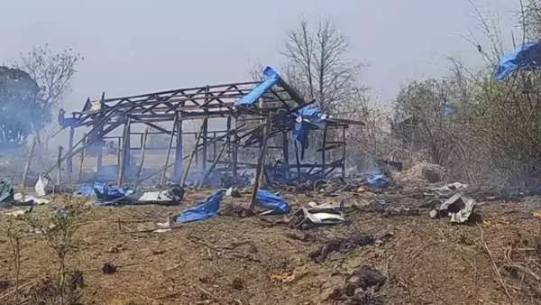 Myanmar military airstrike- 100 people feared dead Myanmar military airstrike- 100 people feared dead