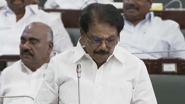 Minister KKSSR Ramachandran speech about Evks Elangovan house Patta issue 