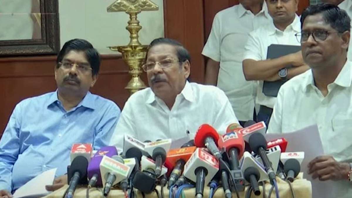  BJP chief Annamalai will travel court to court for attacking DMK says RS Bharathi in Pressmeet 