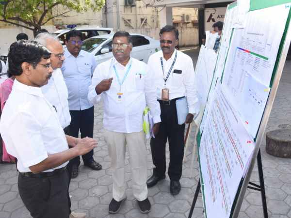 TN Chief secretary Ve Iraianbu inspect bridge, highway construction sites in Chennai 