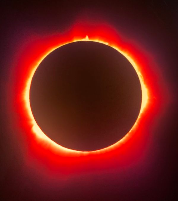 A ring of fire People enjoying the Ningaloo total solar eclipse in Australia