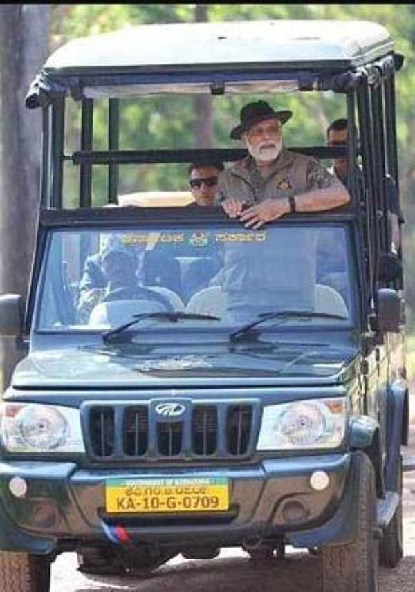 English Media are reporting that PM Narendra Modi got angry in Bandipur Forest for not seeing tigers 