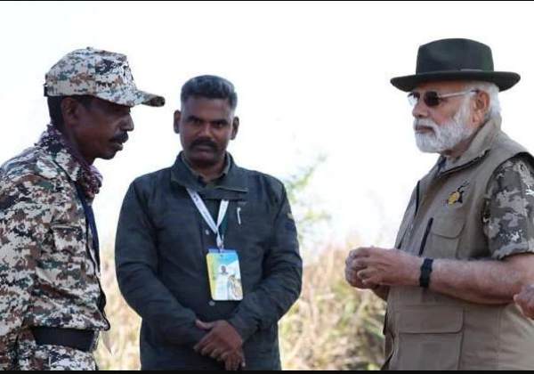 English Media are reporting that PM Narendra Modi got angry in Bandipur Forest for not seeing tigers 