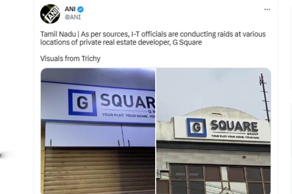 Income Tax raid conducted at G Square firms in Tamilnadu 