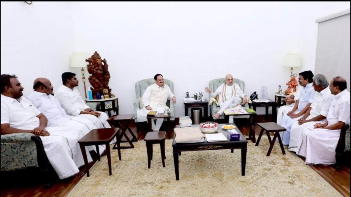 Is delhi high command nose cuts annamalai : What is aiadmk comment