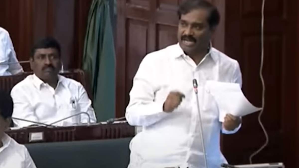 Dont try to raise your voice and speak against me says Speaker Appavu to MLA Velmurugan Dont try to raise your voice and speak against me says Speaker Appavu to MLA Velmurugan