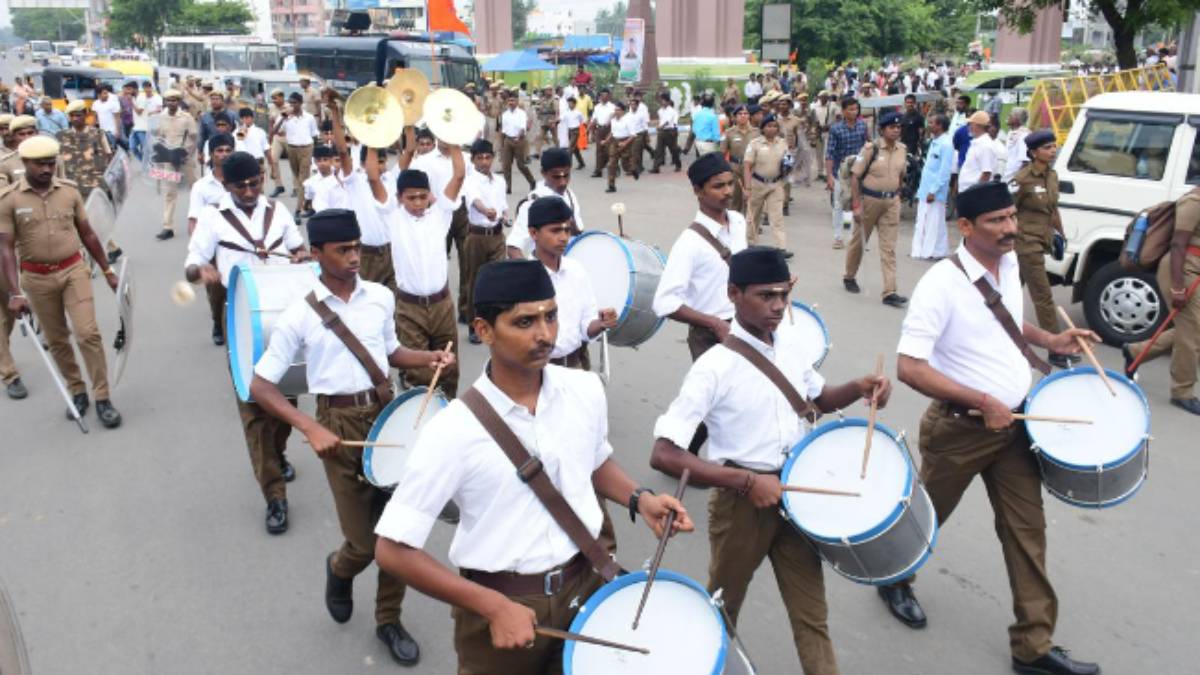 RSS route marches at 45 places in Tamil Nadu today, 12 conditions imposed by the police RSS route marches at 45 places in Tamil Nadu today, 12 conditions imposed by the police