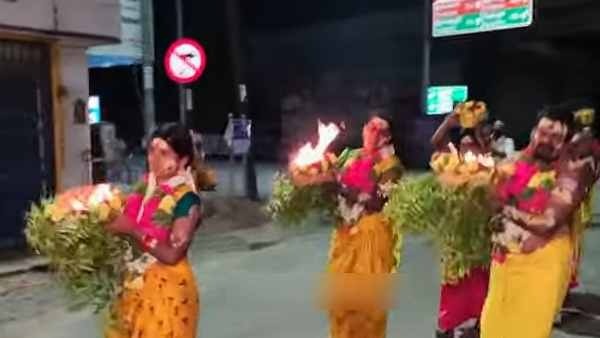 Actor Ganja karuppu worship at Samayapuram Mariamman temple with the request of Edappadi Palanisamy to become Chief Minister 
