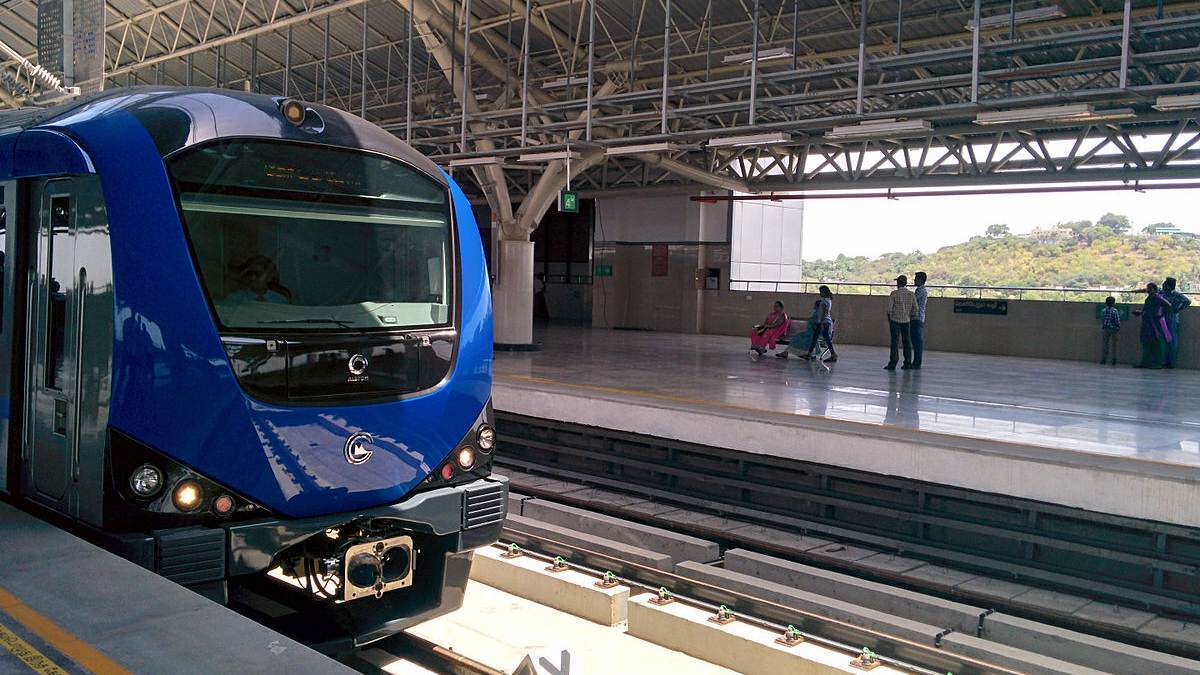 Why there was a huge conjuction in Chennai Koyambedu metro station? What was the reason? 