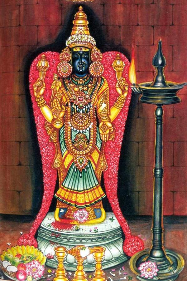 Trichy Thiruvanaikaval Jambukeswarar tied a sari and presented to the devotees - Purana story 