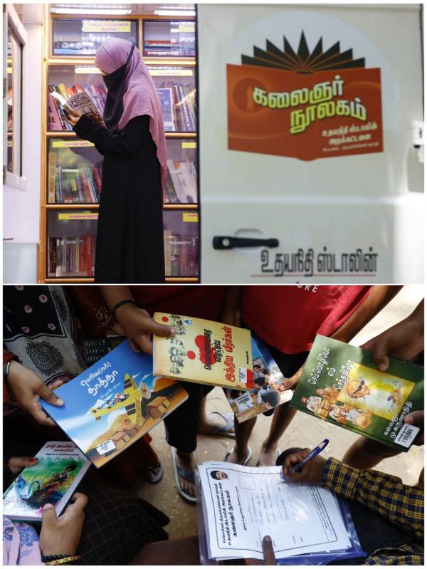  Udhayanidhi Stalin started the Mobile Artist Library which has various facilities 