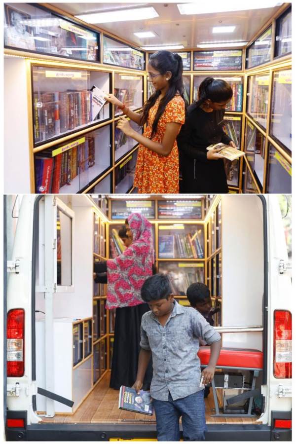  Udhayanidhi Stalin started the Mobile Artist Library which has various facilities 