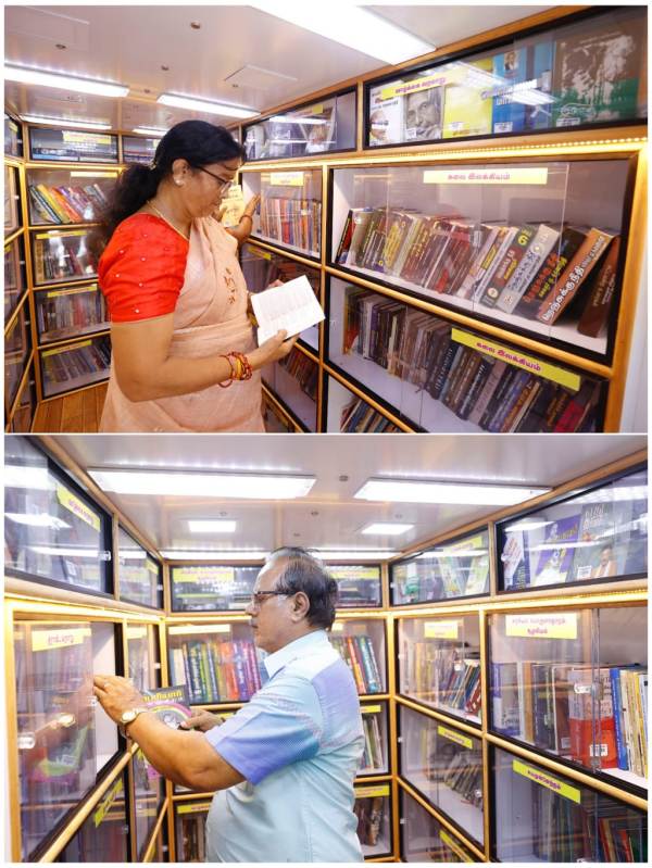  Udhayanidhi Stalin started the Mobile Artist Library which has various facilities 