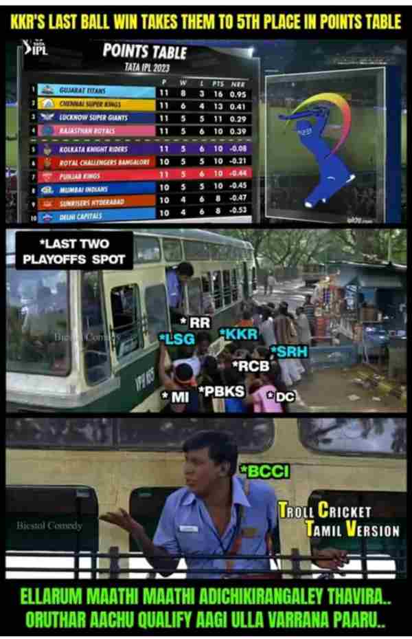  IPL 2023 : Funny memes Collection on IPL matches 1152023 
