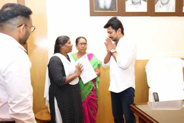  A person with disabilities has said that Minister Udayanidhi has rehabilitated him 
