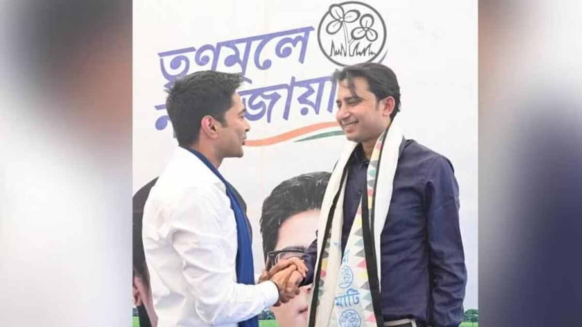 WB Lone Congress MLA Bayron Biswas joins TMC 