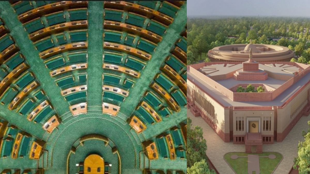  New parliament seating arrangement is like DMK election symbol rising sun 