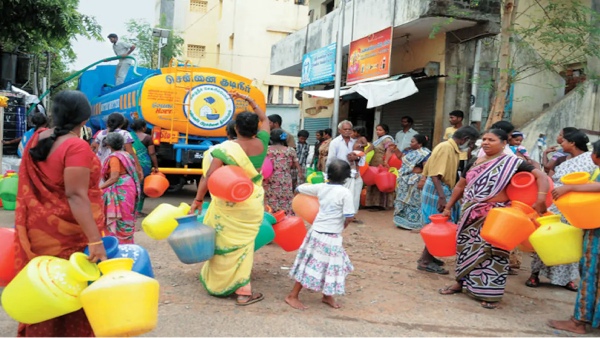 Chennai Metro Water distributes lorries strike called off tomorrow 