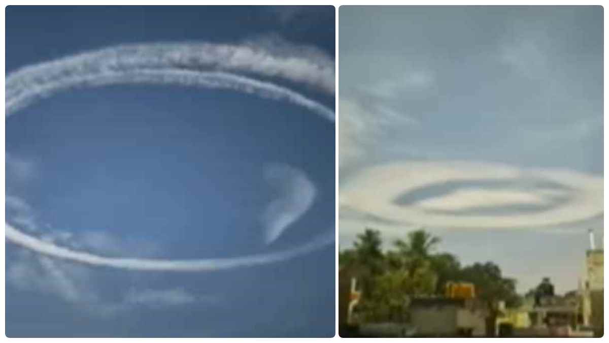 A strange UFO-like cloud appeared in the sky near Chennai in Tamil Nadu A strange UFO-like cloud appeared in the sky near Chennai in Tamil Nadu