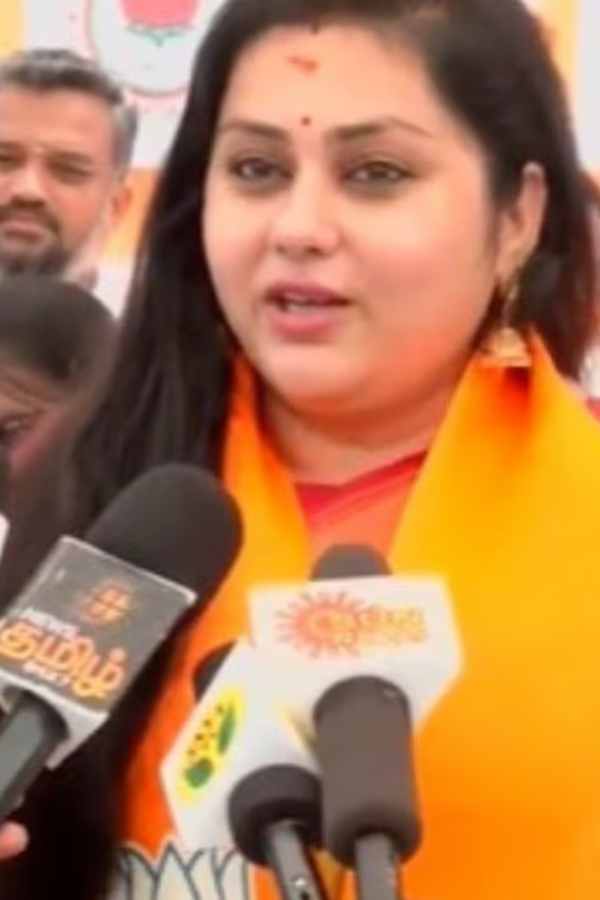 Actress Namitha said that Annamalai should not be criticized for the Karnataka election defeat 