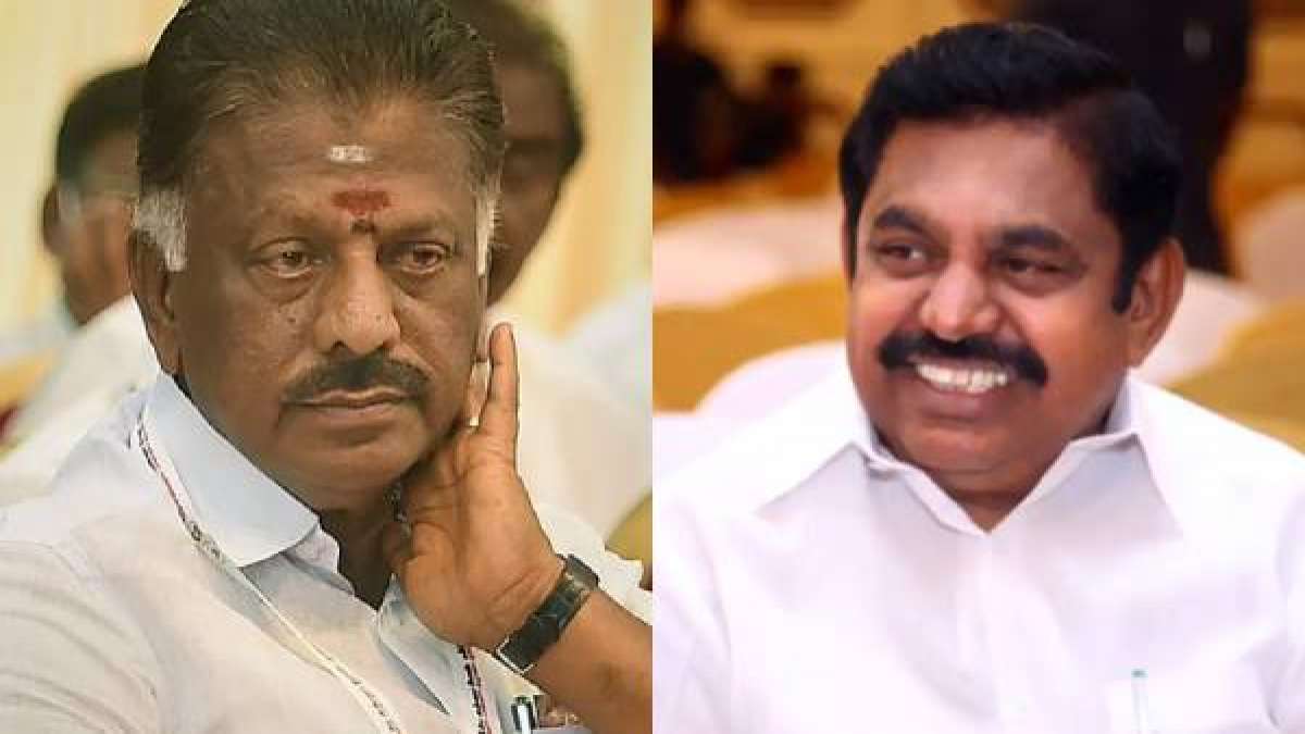  Supporters of O Panner Selvam filed a complaint against AIADMK GS EPS 