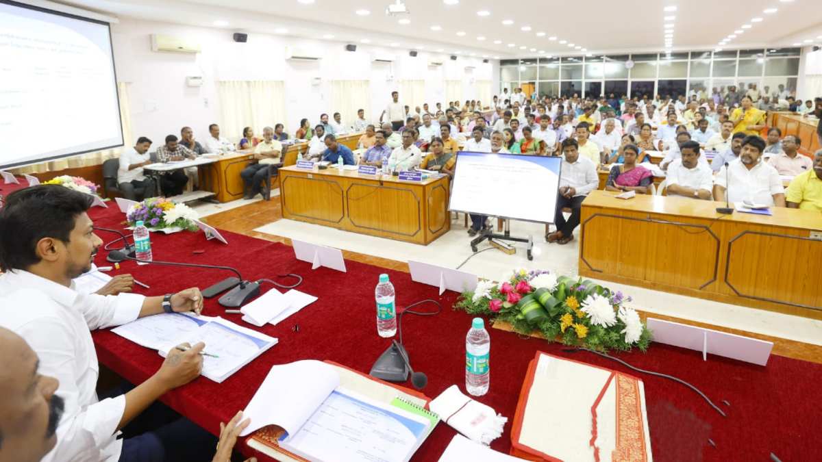 In Pudukottai district, Minister Udhayanidhi Stalin provided welfare assistance to 3,391 beneficiaries worth Rs.25.67 crore. In Pudukottai district, Minister Udhayanidhi Stalin provided welfare assistance to 3,391 beneficiaries worth Rs.25.67 crore.