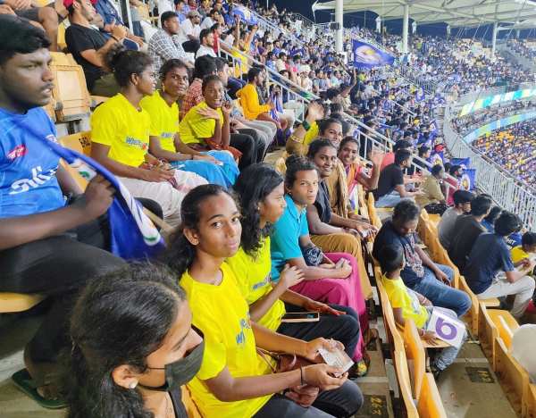Minister Udhayanidhi Stalin made transgenders watch MI vs lucknow IPL match in Chennai