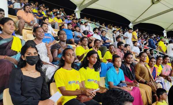 Minister Udhayanidhi Stalin made transgenders watch MI vs lucknow IPL match in Chennai
