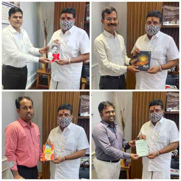  PTR Palanivel Thiagararan meets IT department IAS officers 