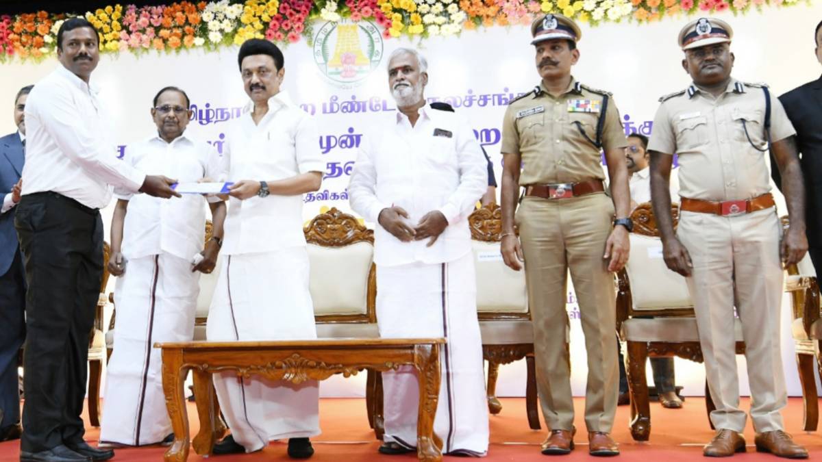 CM Stalin today issued cheque worth Rs 3.30 crore to 660 ex prisoners to buy dairy cows, buy sewing machines and run tea shops. 