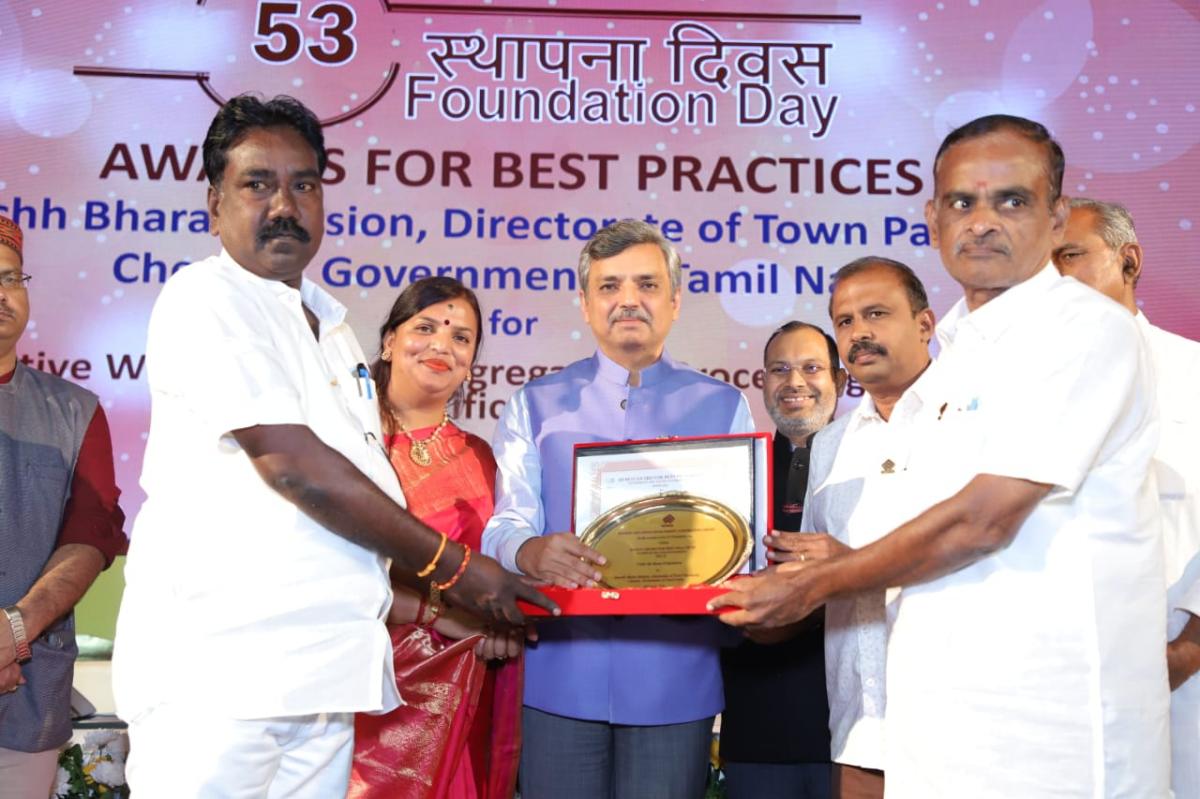 Chengalpattu district’s Karunguzhi named model town panchayat for solid waste management