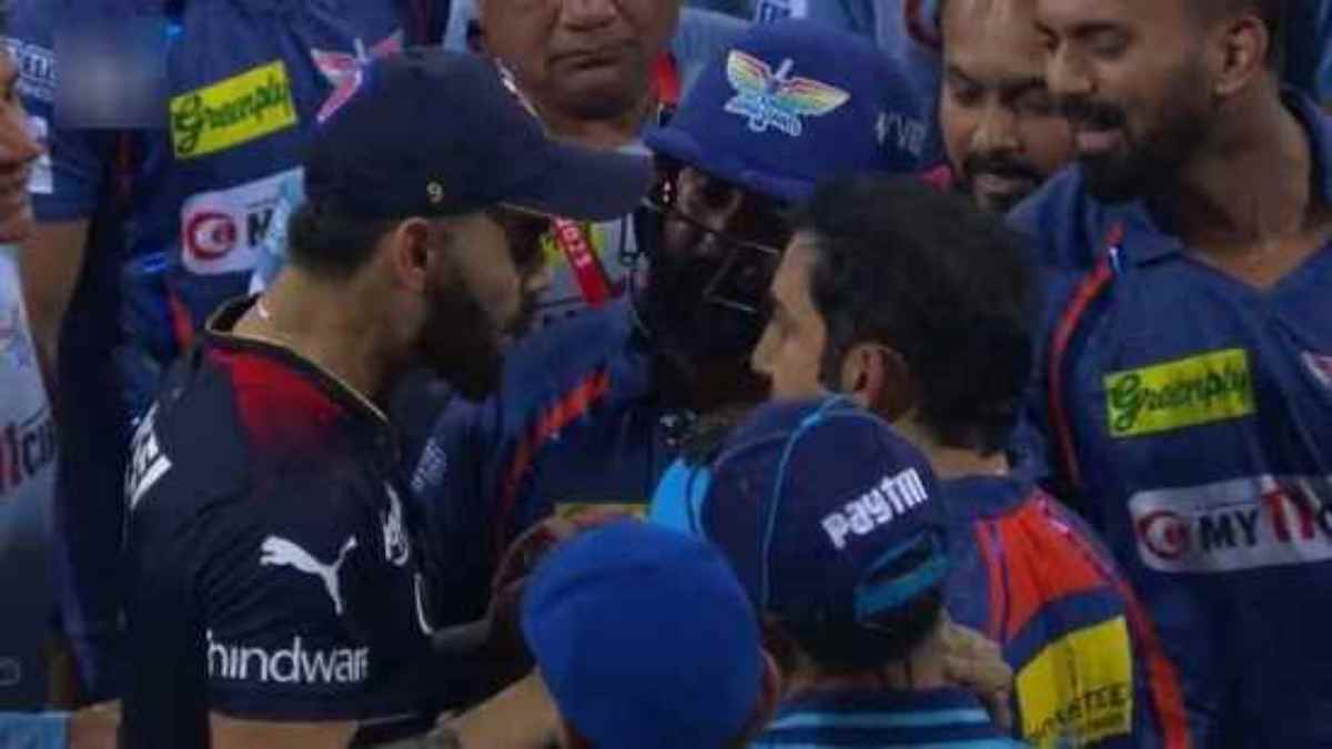 Did Viraj Kohli talk about Gautam Gambhirs MP post in the RCB clash with Lucknow in IPL 2023? 