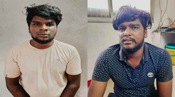 CCTV Woman nearly run over as car-borne thieves snatch gold chain from her Two Arrested in Coimbatore 
