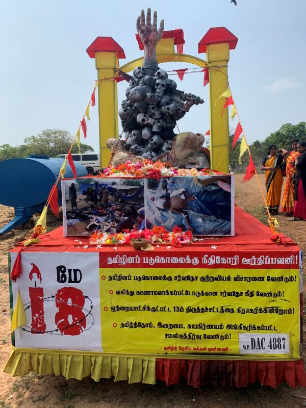 Eelam Tamils throng in Mullivaikkal to mark Tamil Genocide Day Eelam Tamils throng in Mullivaikkal to mark Tamil Genocide Day