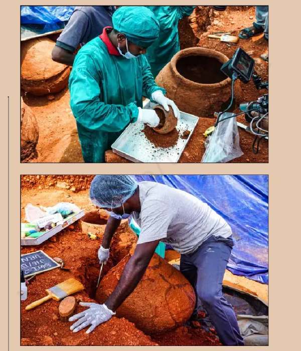 Adichanallur is the first archaeological site in Tamil Nadu where gold was excavated