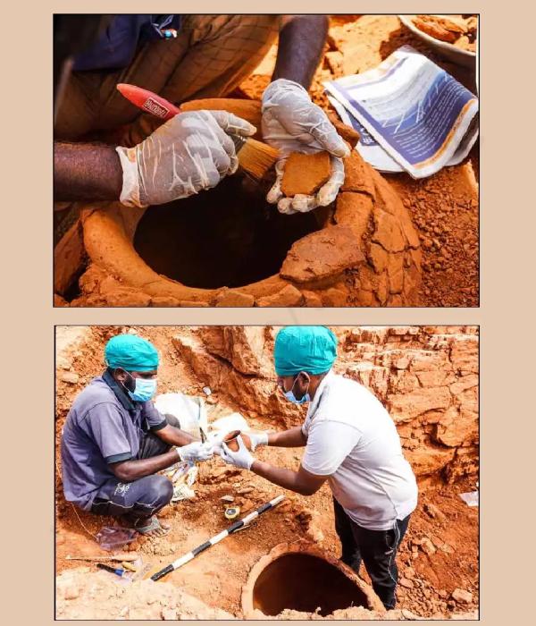 Adichanallur is the first archaeological site in Tamil Nadu where gold was excavated