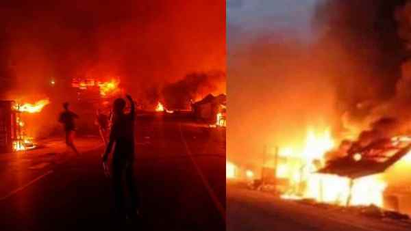 Manipur Violence: 25 Tamils Houses burnt in Moreh Border town Manipur Violence: 25 Tamils Houses burnt in Moreh Border town