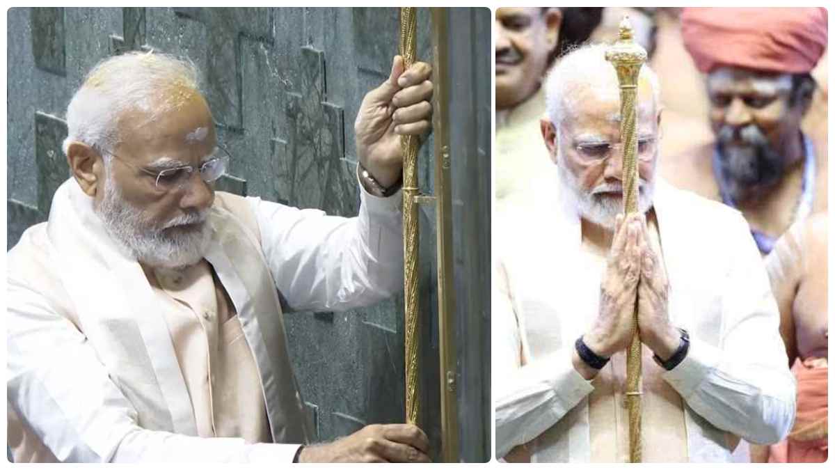 OPS son Jayapradeep tweets about the sengol carried by Prime Minister Narendra Modi 