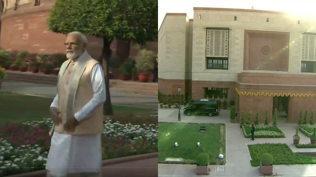 New parliament building constructed by products brought from various states of India New parliament building constructed by products brought from various states of India